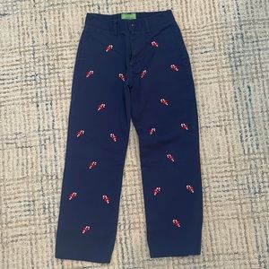 Castaway Navy Candy Cane Pants